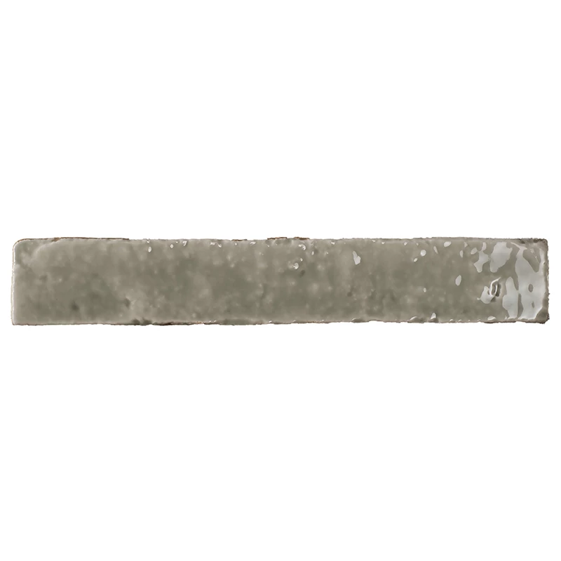 amadis brutalist brick olive fényes csempe 3,8x23,5 cm