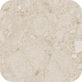 arcana black&cream chekers rounded cream beach 24,3x24,3 cm