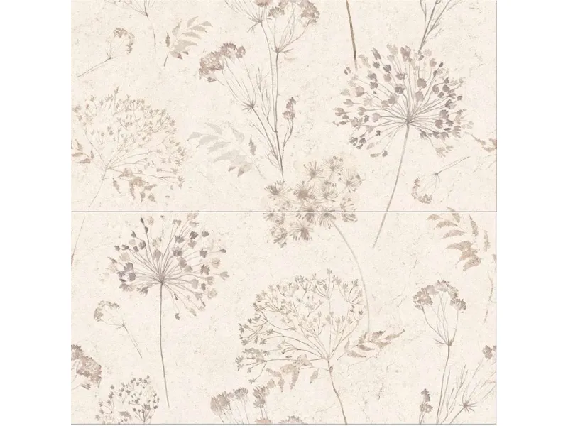 cersanit fanti cream inesrto satin dekor 59,6x59,8 cm