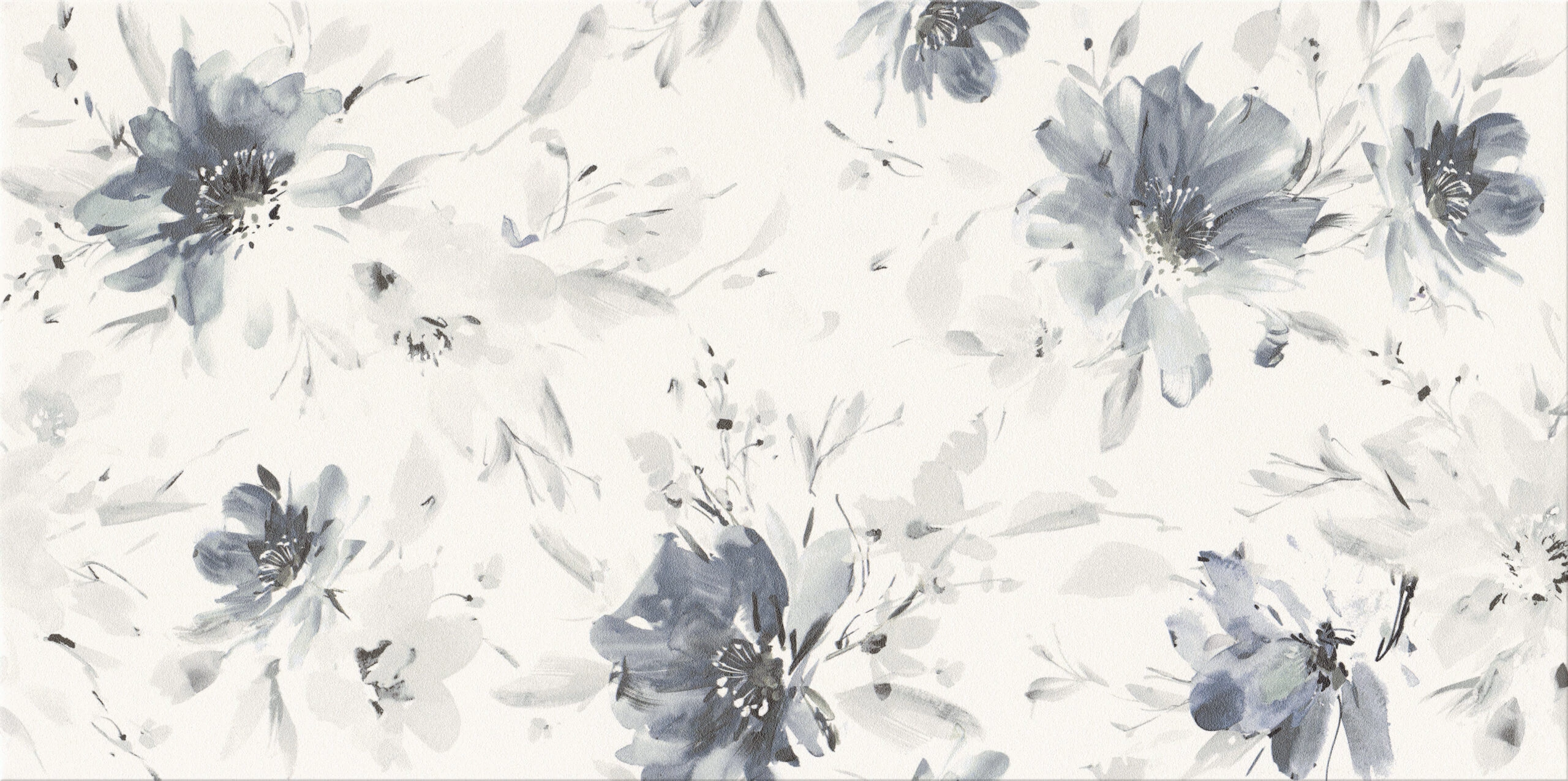 cersanit floral landscape white inserto micro csempe 29,8x59,8 cm