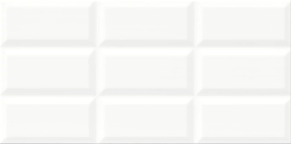 cersanit naris PS604 white glossy structure 29,7x60 cm