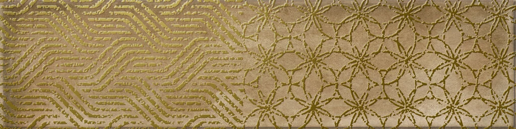 cifre cambre mistel ochre fényes dekor csempe 7,5x30 cm