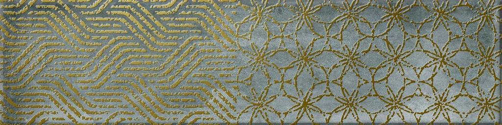 cifre cambre mistel sage fényes dekor csempe 7,5x30 cm