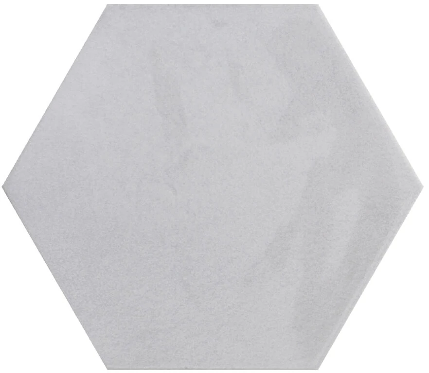 cifre moon hex white fényes csempe 16x18 cm