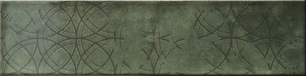 cifre omnia green brillo decor csempe 7,5x30 cm