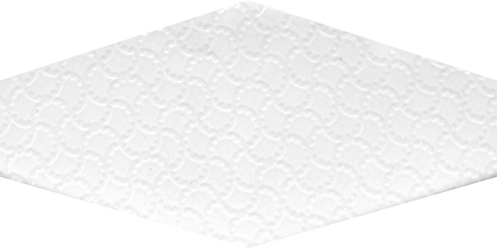 cifre viena hex blanco fényes dekor csempe 10x20 cm