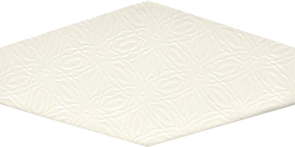 cifre viena hex ivory fényes dekor csempe 10x20 cm