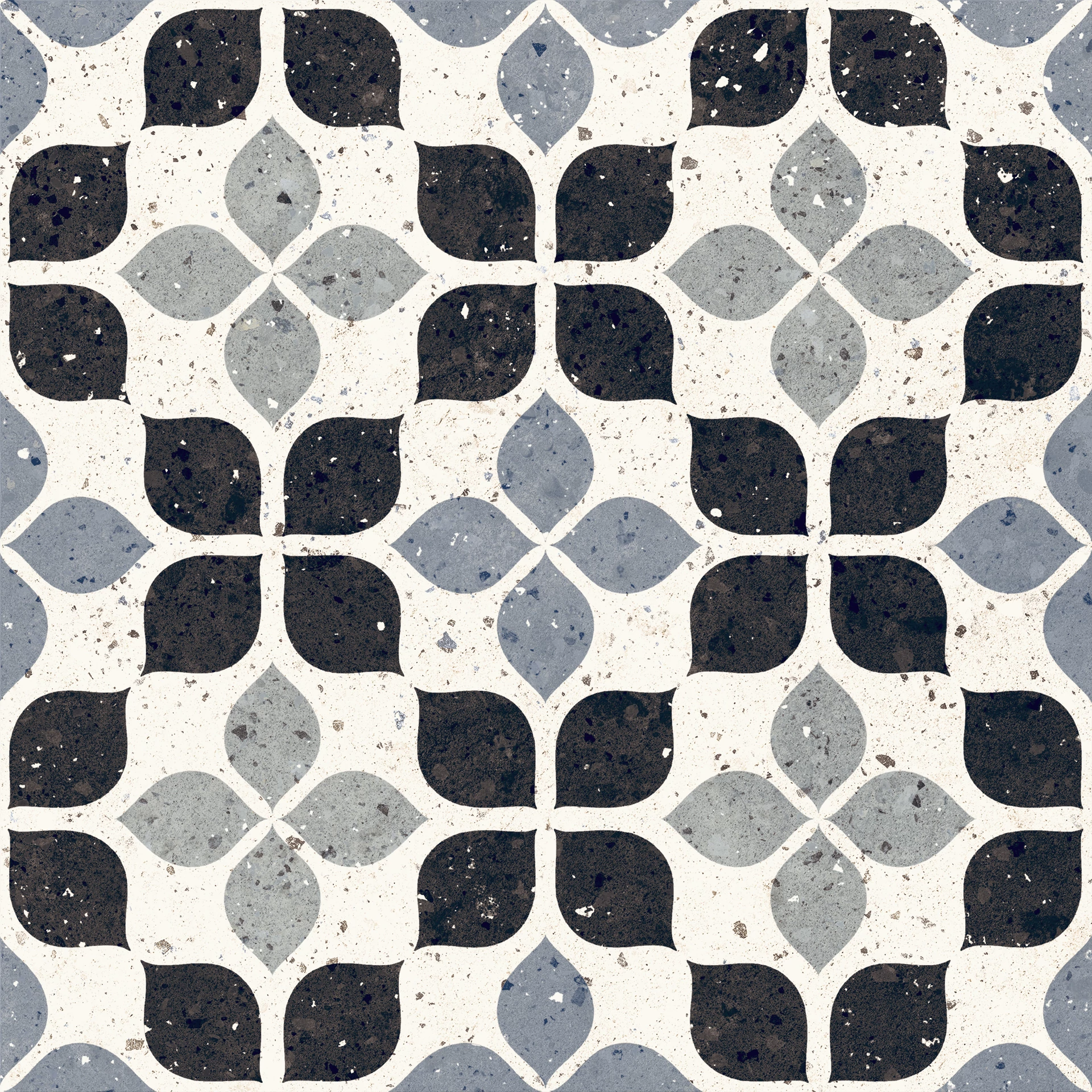 delconca frammenti FR2 azurro fiore 20x20 cm