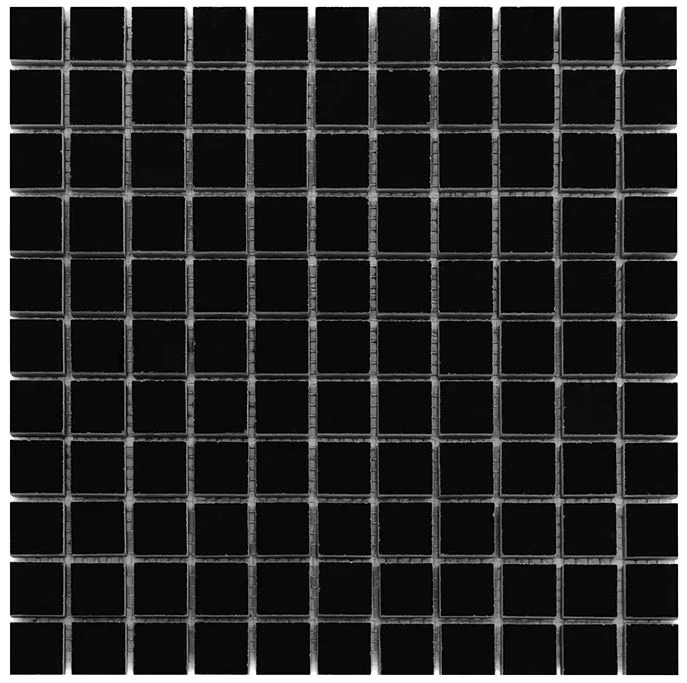 dunin black&white  pure black 25 glossy 30,5x30,5 cm