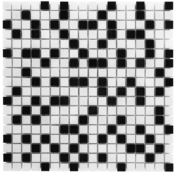 dunin black&white white mix 15 30,5x30,5 cm