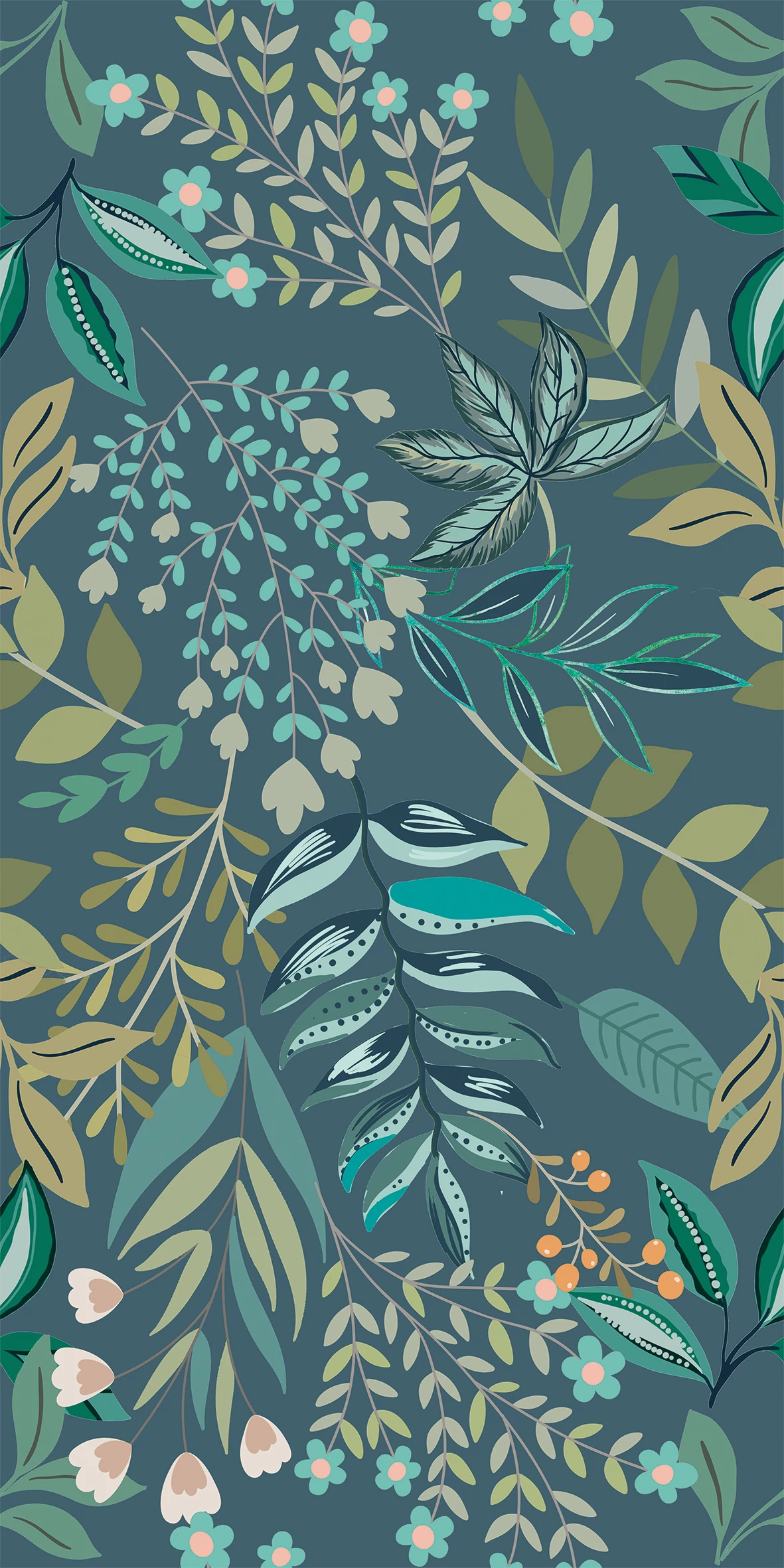energieker wallart majorelle 60x120 cm