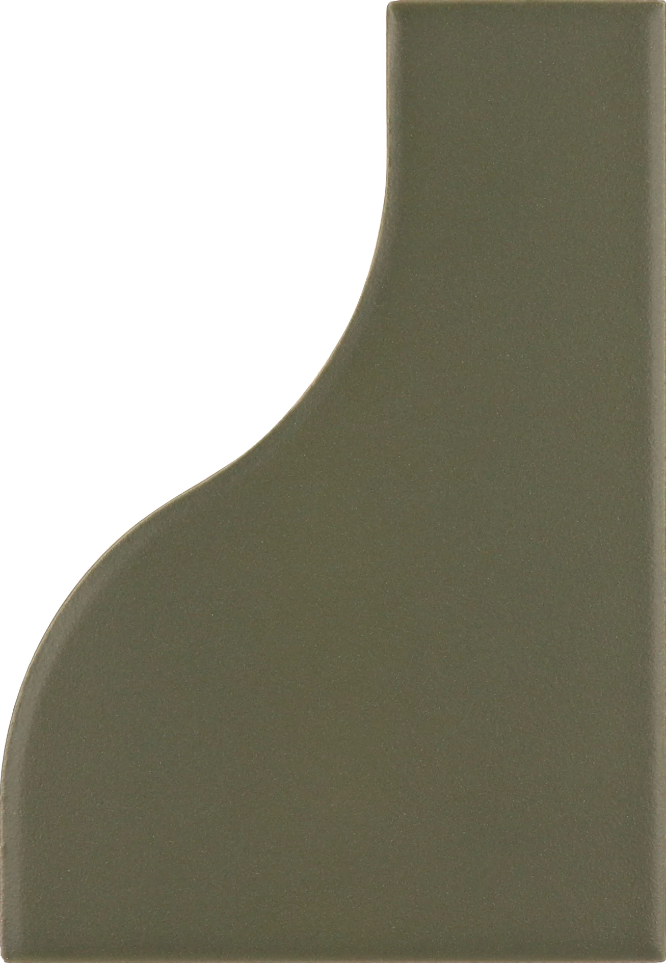 equipe curve garden green matt csempe 8,3x12 cm