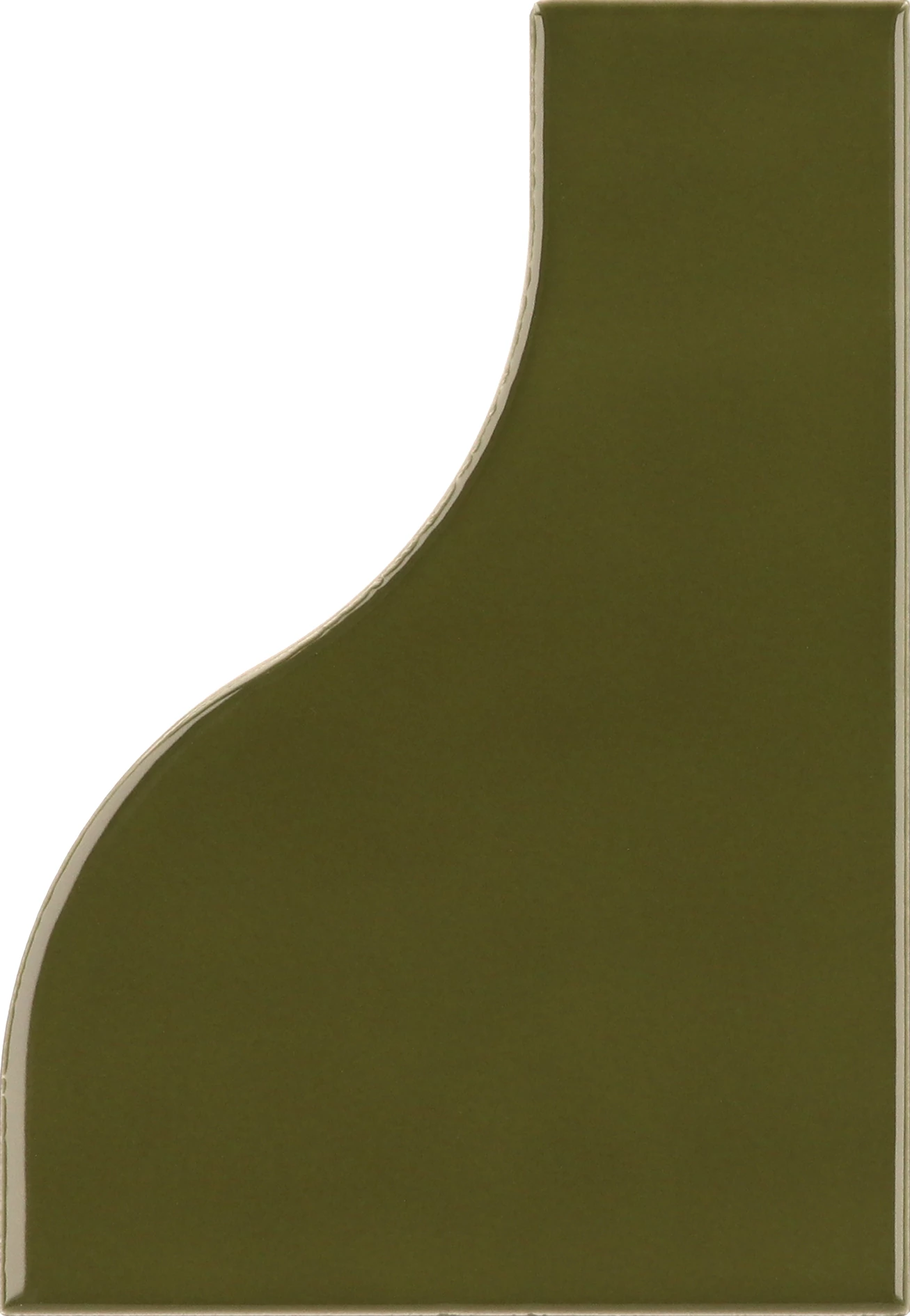 equipe curve garden green gloss csempe 8,3x12 cm