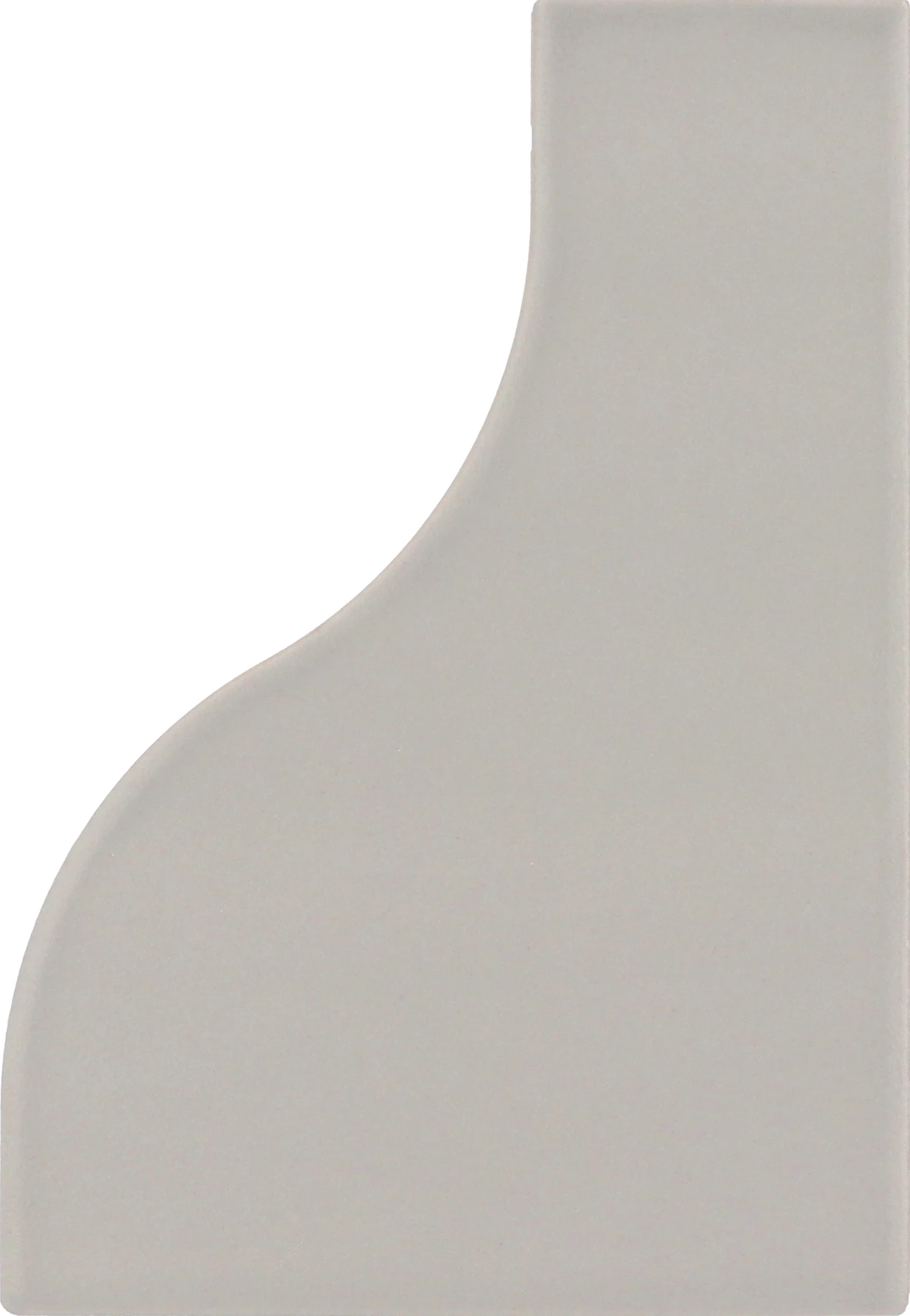 equipe curve grey matt csempe 8,3x12 cm
