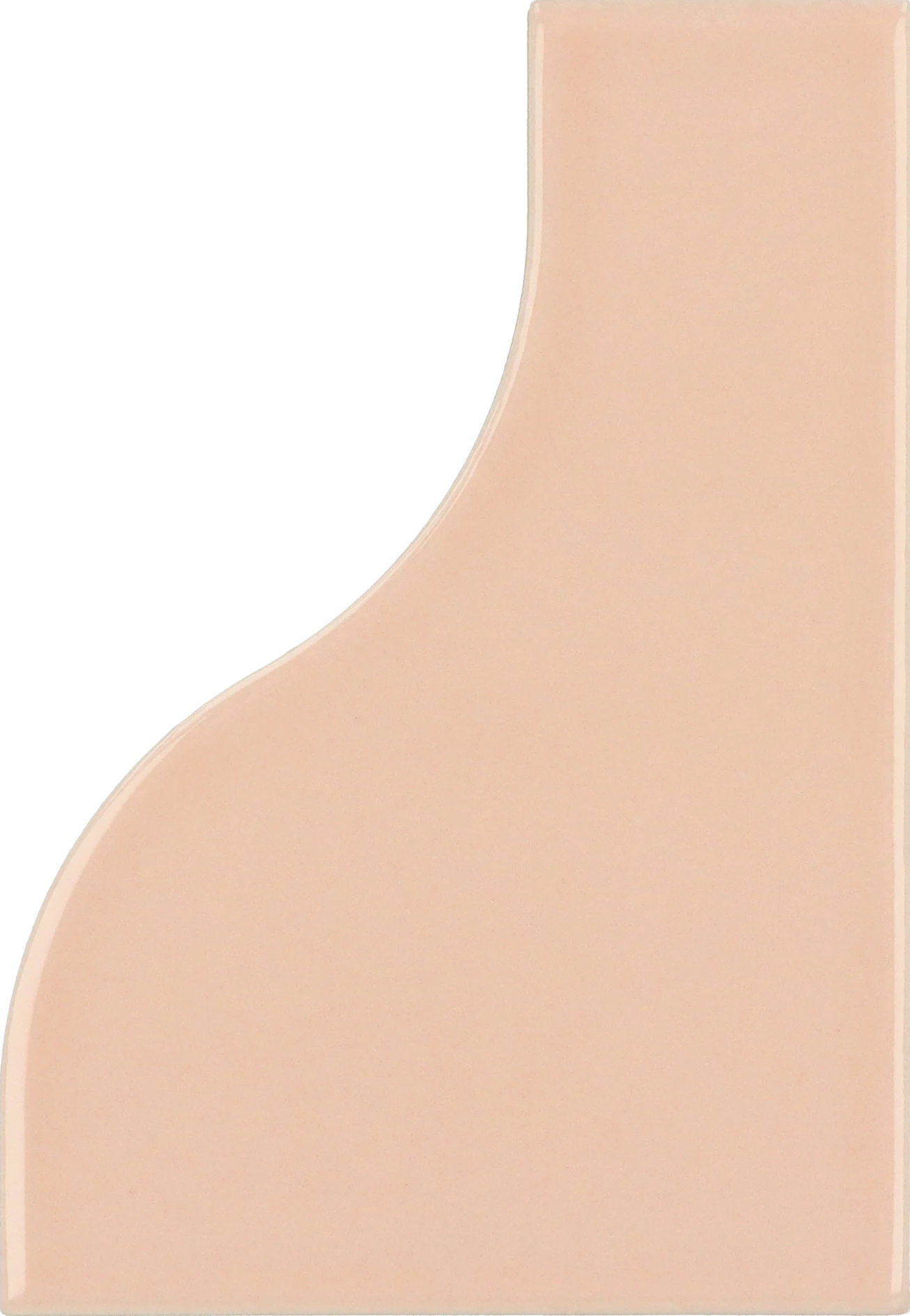 equipe curve pink gloss csempe 8,3x12 cm