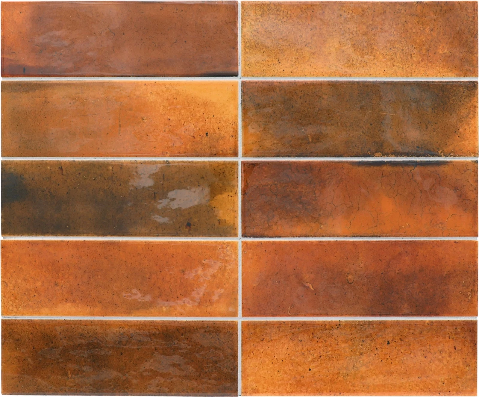 equipe hanoi burnt red csempe 6,5x20 cm