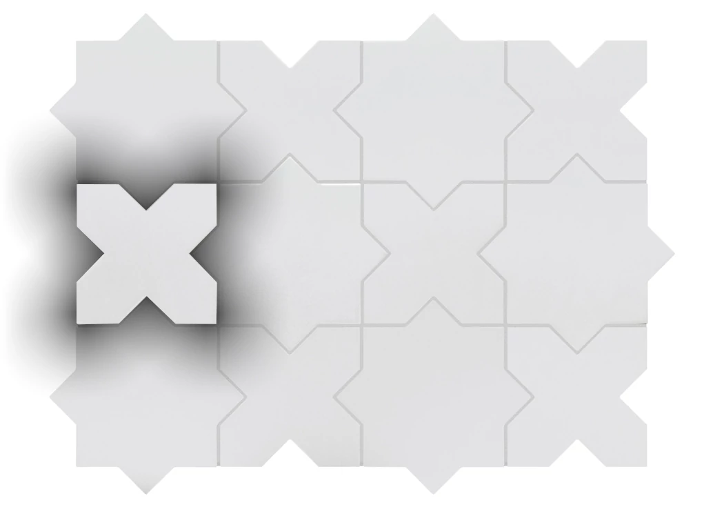 equipe porto cross oxford gray 12x12 cm