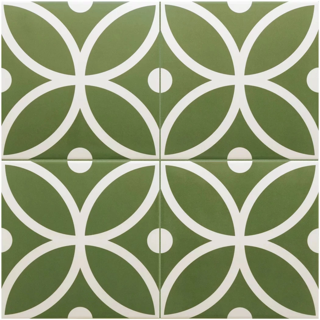 equipe rivoli bergen verde 20x20 cm