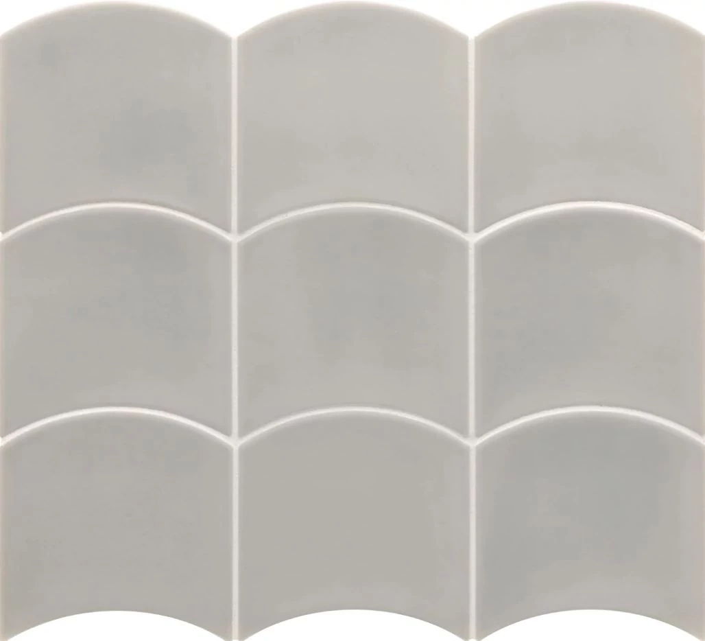 equipe wave grey owl gloss csempe 12x12 cm