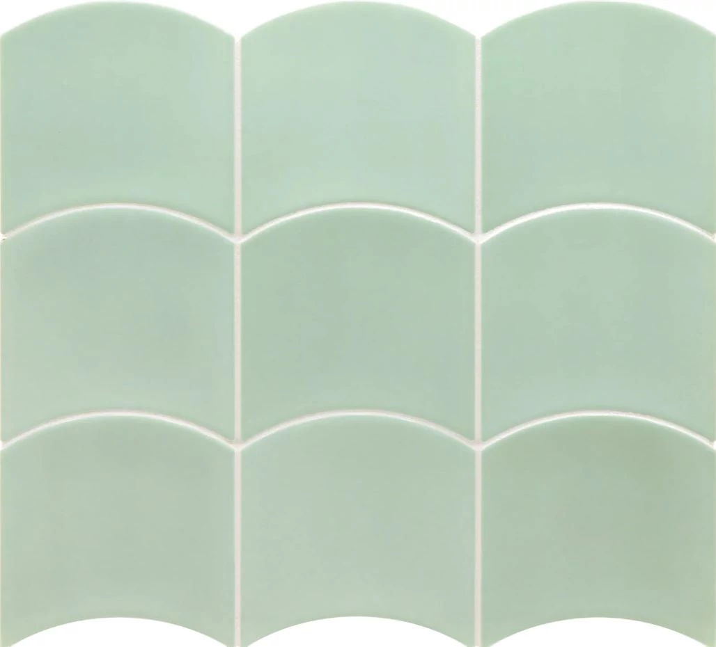 equipe wave mint gloss csempe 12x12 cm