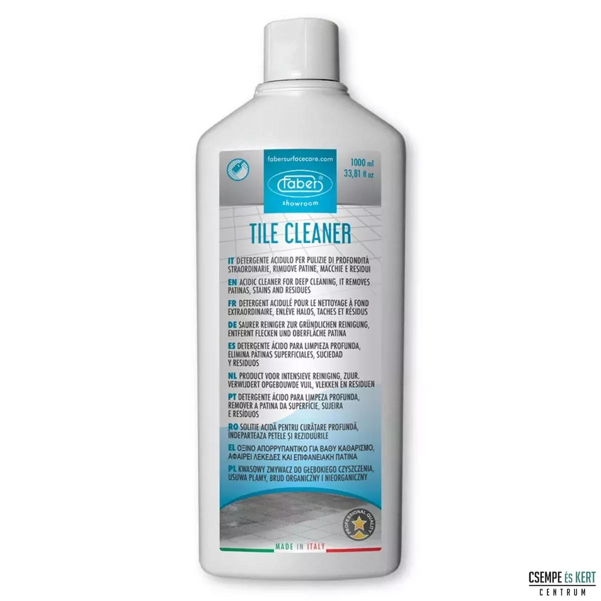 faber tile cleaner/ csempetisztító, 1 liter