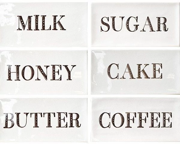 Fabresa artisan kitchen decor mix brillo csempe 10x20 cm