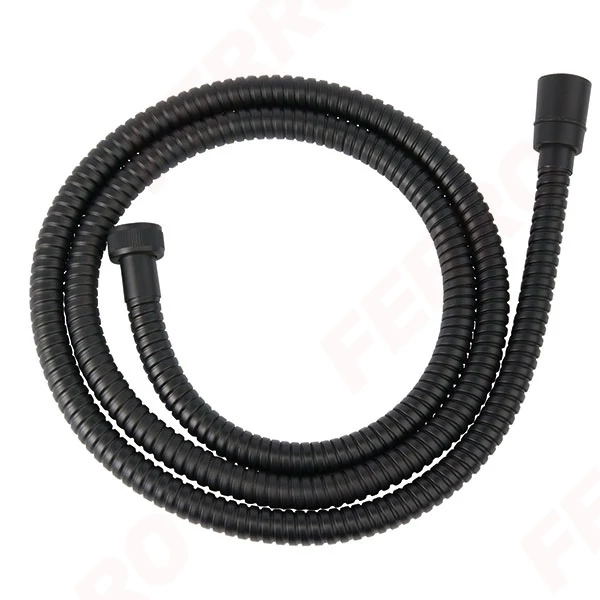 ferro acél zuhanycső 150 cm fekete, W33