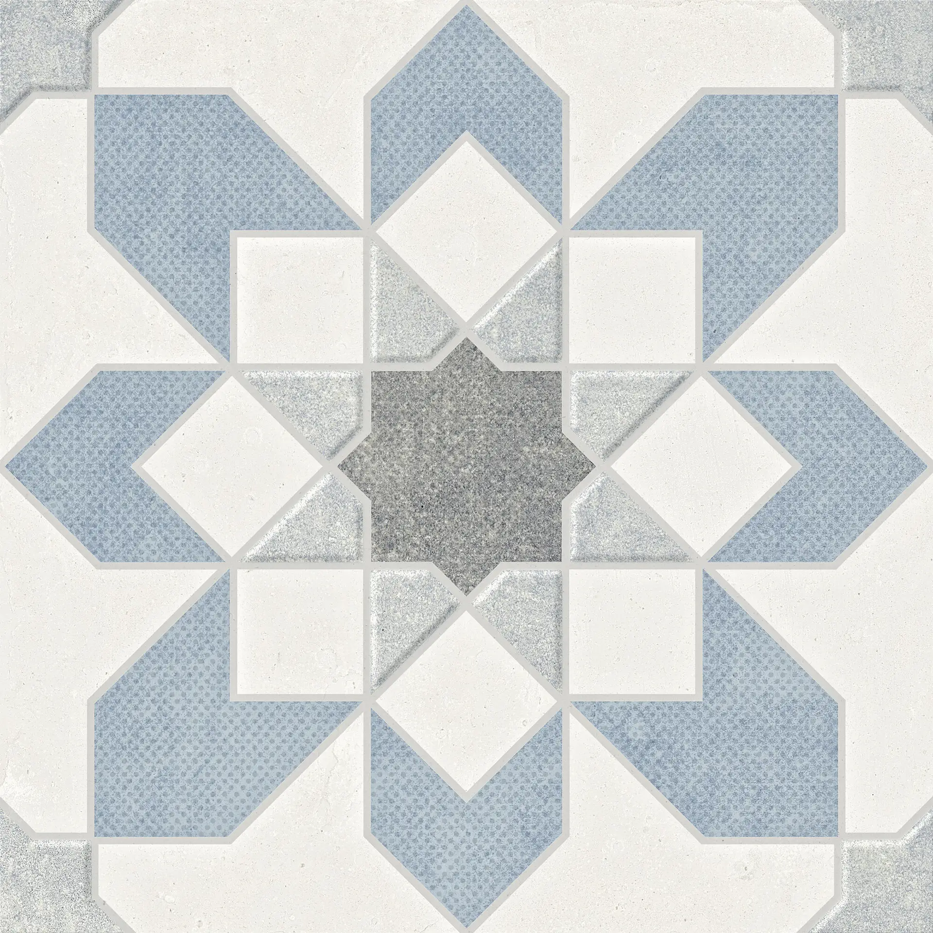 harmony doha blue flower 22,3x22,3 cm
