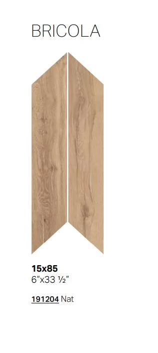 la fabbrica honey wood chevron XL bricola nat 15x85,6 cm 