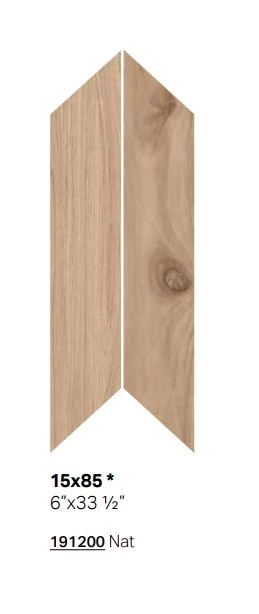la fabbrica honey wood chevron XL mix nat 15x85,6 cm 