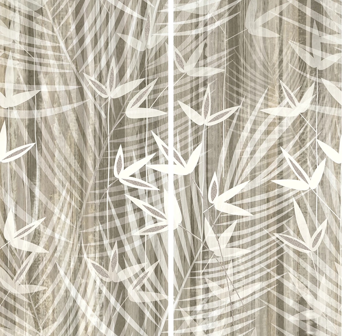 la fabbrica imagine shadow leaves szett 120x120 cm