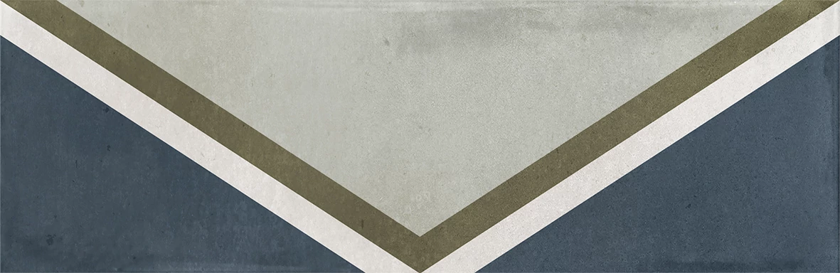 la fabbrica small trend rhombus navy fényes csempe 6,5x20 cm