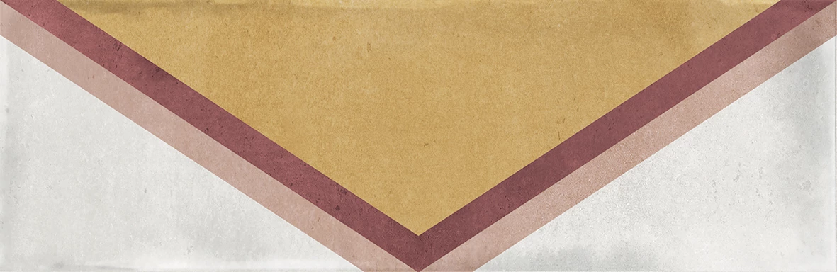 la fabbrica small trend rhombus ocher fényes csempe 6,5x20 cm