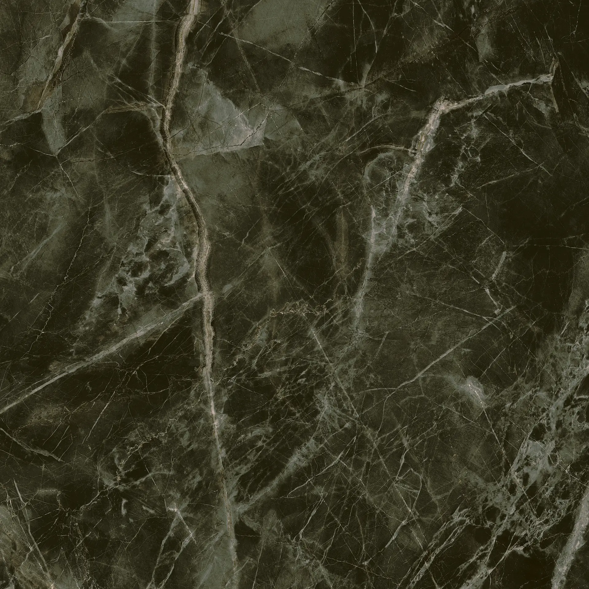 love majestic imperial green gloss padlólap 60x60 cm