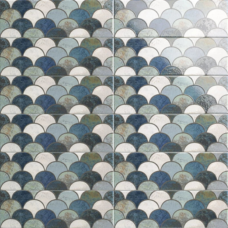 mainzu bellagio escama blu decor 10x30 cm