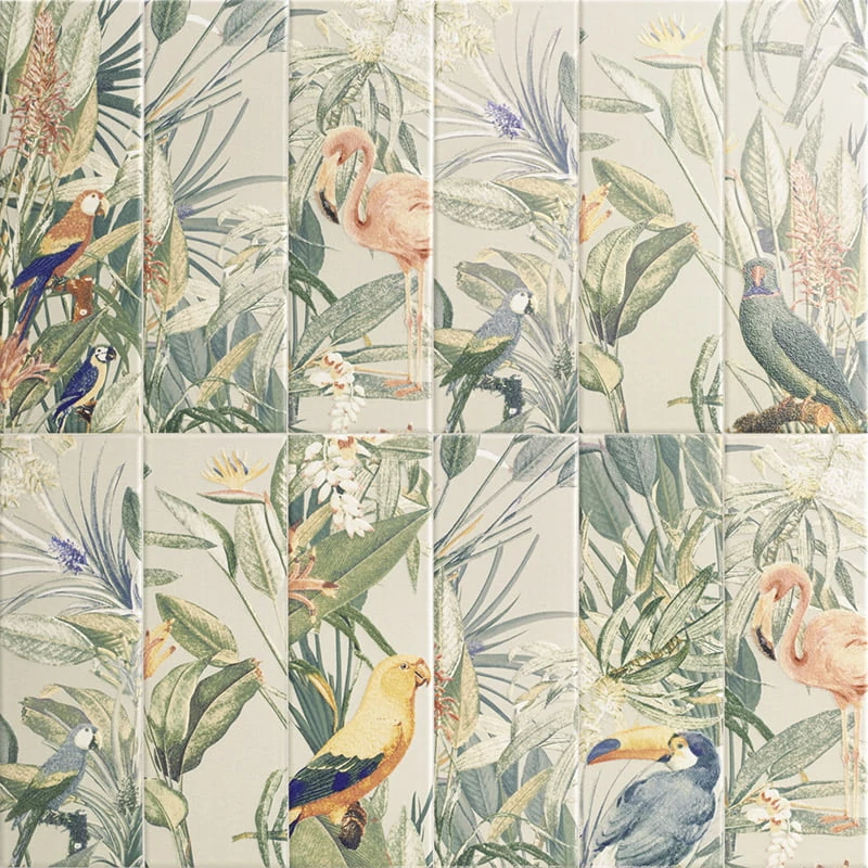 mainzu jungle tapis jungle decor 10x30 cm