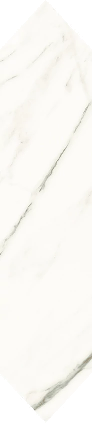 paradyz arctic storm bianco hexalong glossy csempe 6,5x29,8 cm