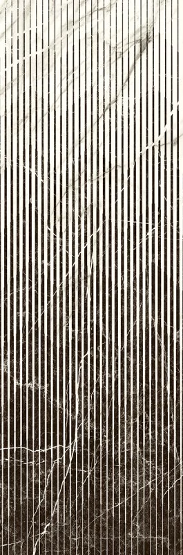 paradyz arctic storm nero str dekor csempe 29,8x89,8 cm