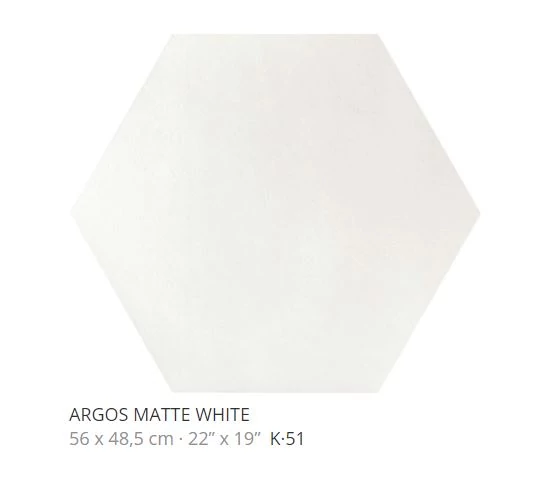 realonda argos white 56x48,5 cm