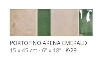 realonda portofino arena emerald 15x45 cm
