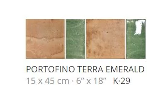realonda portofino terra emerald 15x45 cm