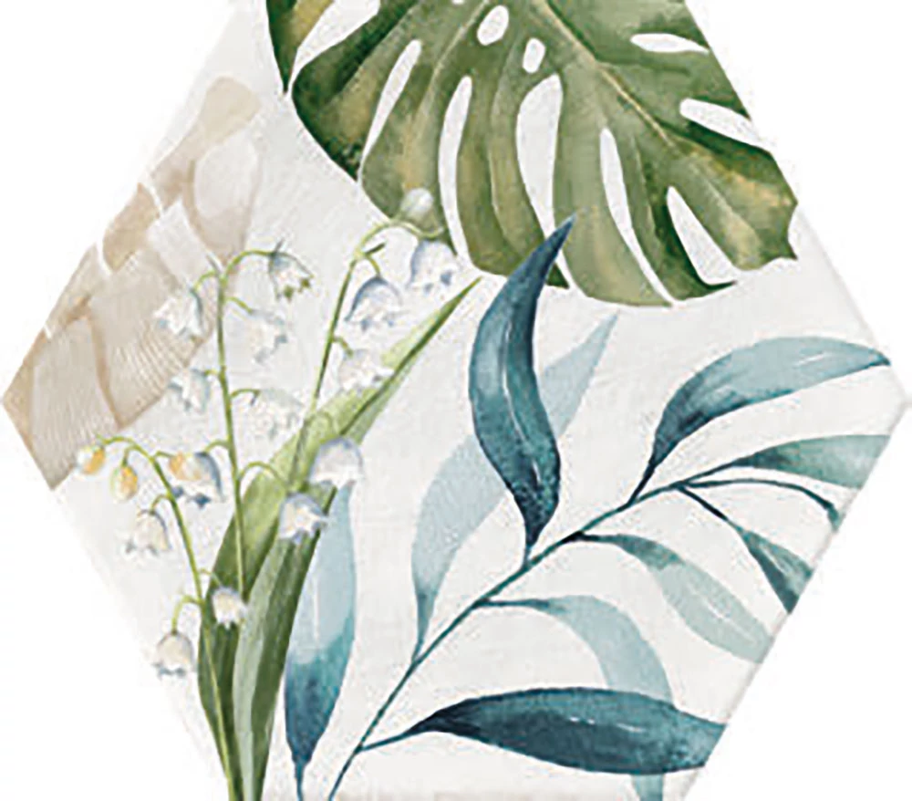 ribesalbes apollo 13 hex dekor csempe 23x27 cm