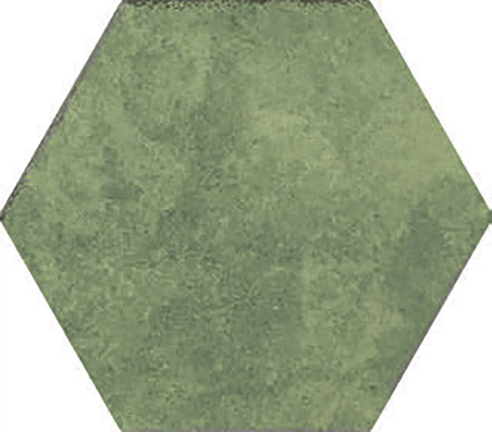 ribesalbes apollo 13 hex green csempe 23x27 cm