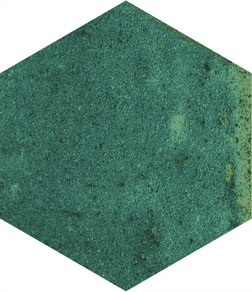 ribesalbes artisan hex olive csempe 11,8x10,2 cm