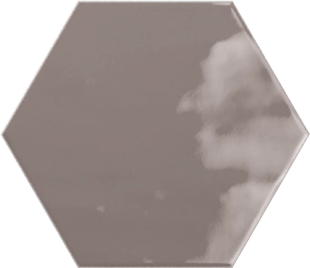 ribesalbes geometry hex charcoal csempe 15x17,3 cm