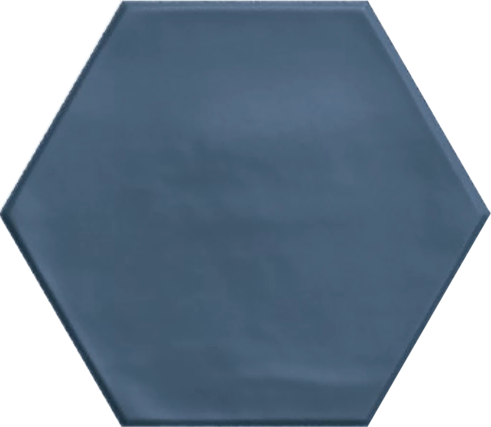 ribesalbes geometry hex navy matt padló 15x17,3 cm