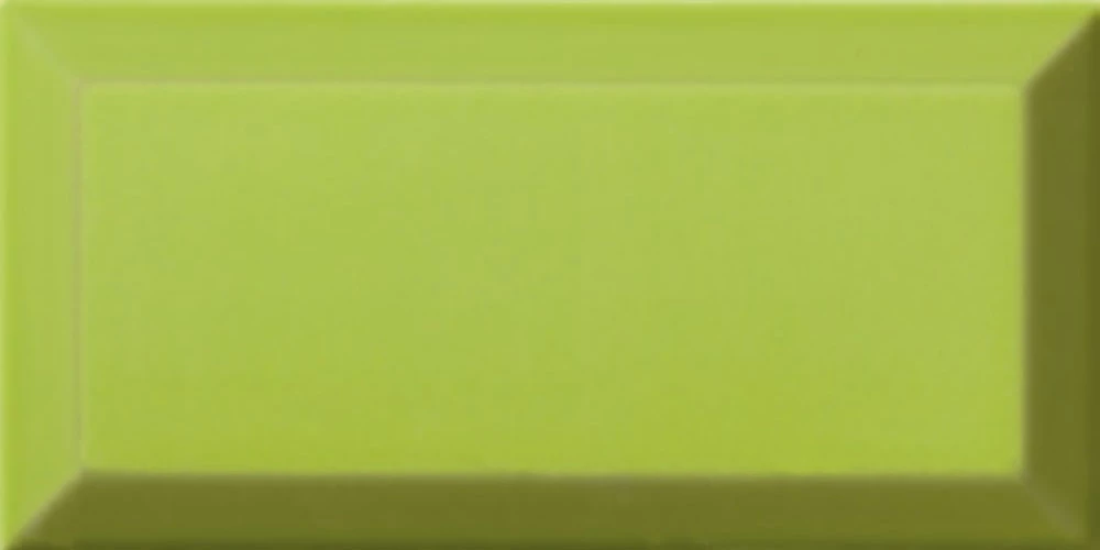 ribesalbes bisel verde brillo csempe 10x20 cm