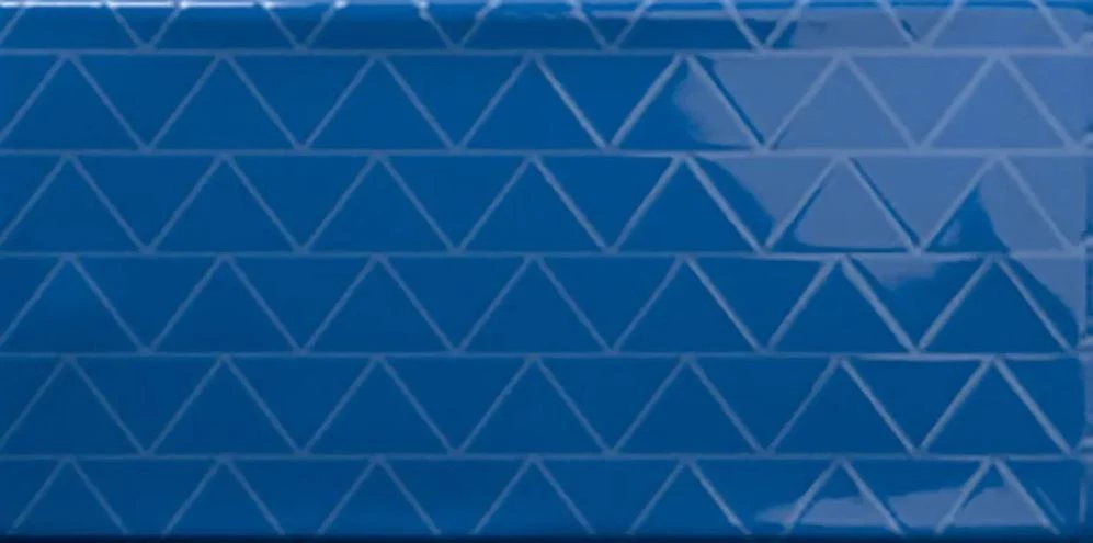 ribesalbes ocean blue navy glossy dekor csempe 7,5x15 cm