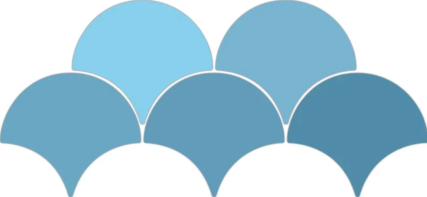 ribesalbes sailing drop blue gloss csempe 15,2x17,2 cm
