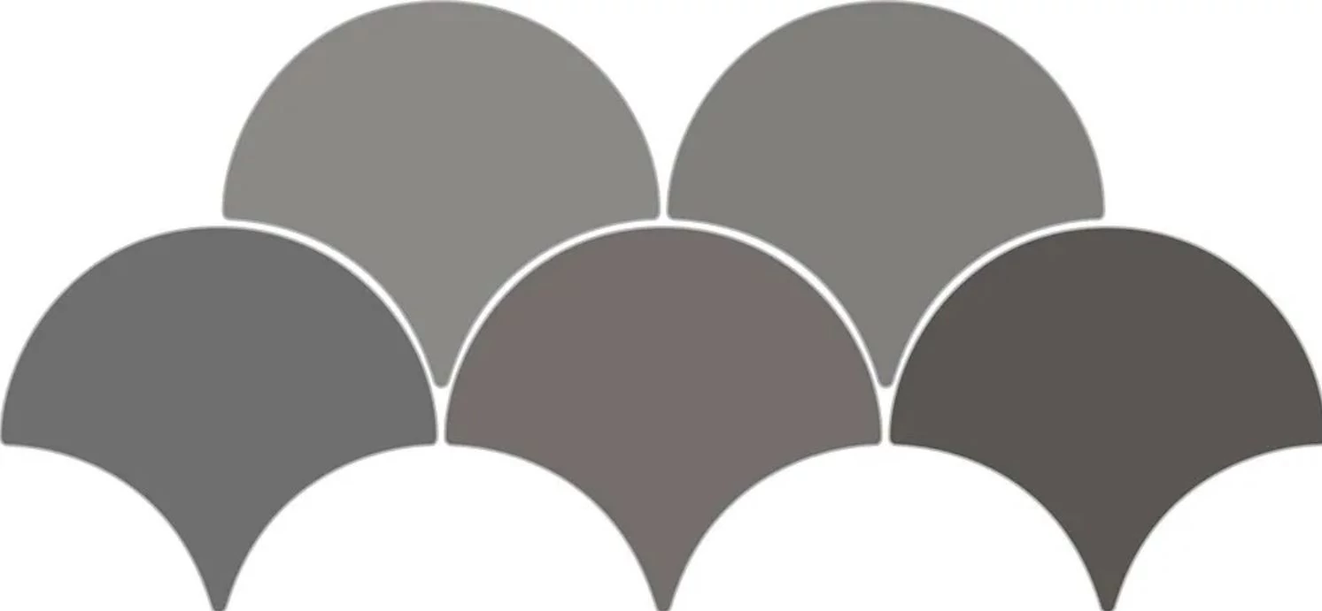 ribesalbes sailing drop dark grey gloss csempe 15,2x17,2 cm